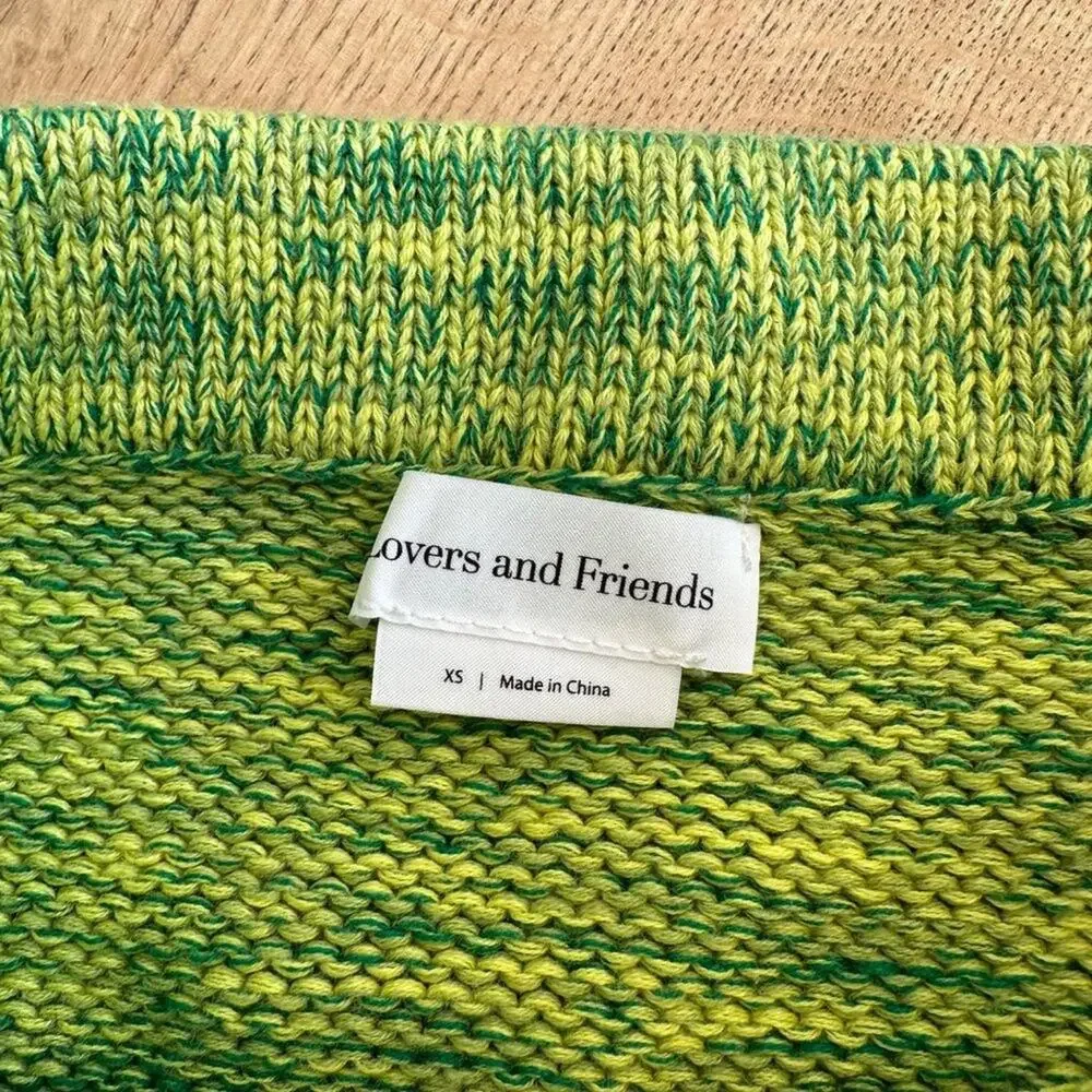 Lovers and Friends - Genia Ombre Cardigan and Skirt Matching Set in Green - Picture 4 of 7